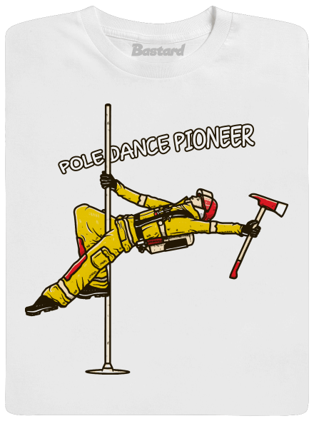 Pole Dance by Dežik pánske tričko White