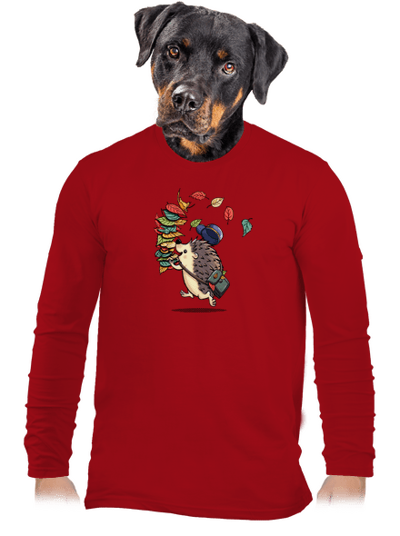 Listár pánske dlhý rukáv Red