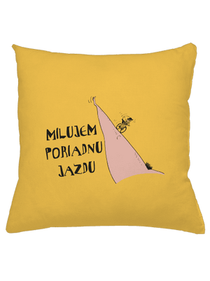 Milujem jazdu vankúš Yellow Gold