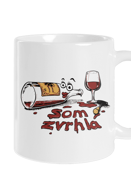 Zvrhlá klasický hrnček White
