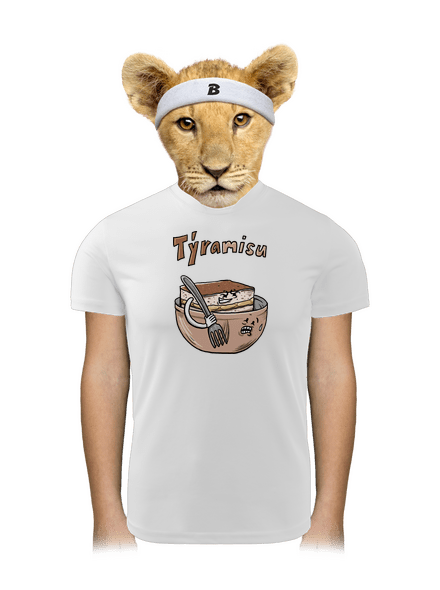 Týramisu detské športové tričko White