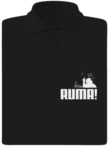 Ruma pánska polokošeľa Black