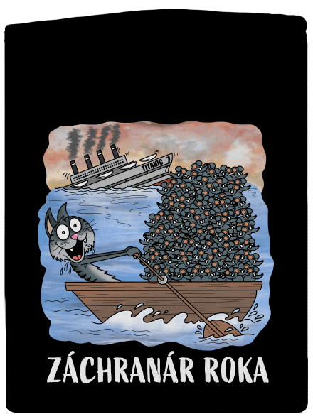 Záchranár roka dámska mikina na zips Black