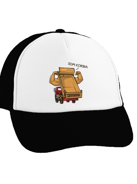 Korba šiltovka truckerka Black cap