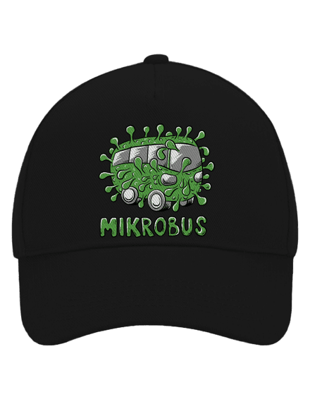 Mikrobus šiltovka baseballka Black