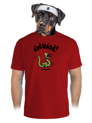 Ádéhádě pánske športové tričko Red Mal