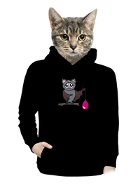 dámska mikina klokanka