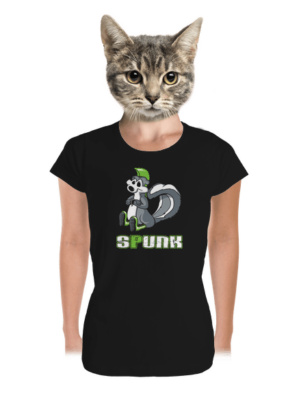 Spunk dámske tričko prémium Black