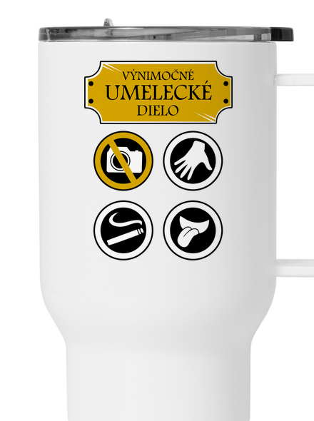 Umelecké dielo termohrnček White