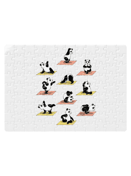 Pandia jóga puzzle White