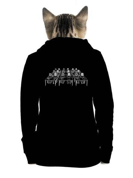 Cimrman: Debil, blbeček dámska mikina na zips Black