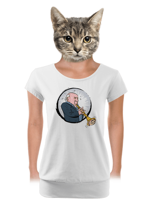 dámske tričko s lemom