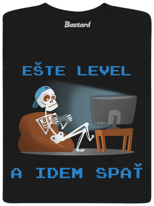 Ešte level detské tričko Black