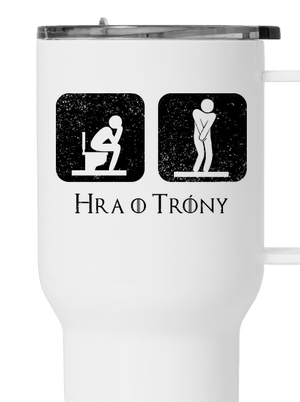Hra o trůny termohrnček White