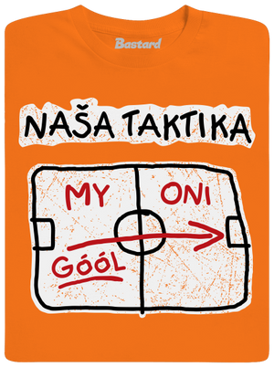 Naša taktika detské tričko Orange