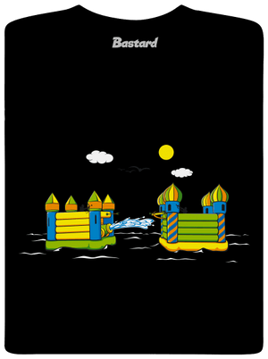 Dobytie hradu pánske dlhý rukáv Black