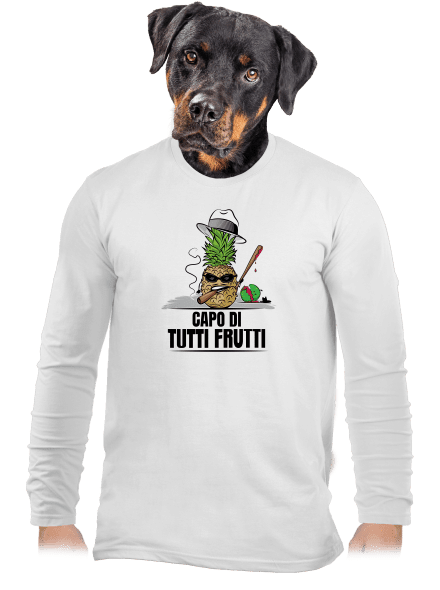 Tutti Frutti pánske dlhý rukáv White
