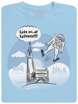 Lyže pánske tričko Sky Blue