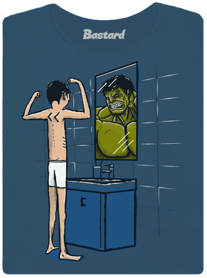 Hulk dámske tričko prémium Petrol Blue