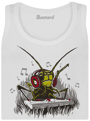 DJ Cvrček dámske tielko klasické White