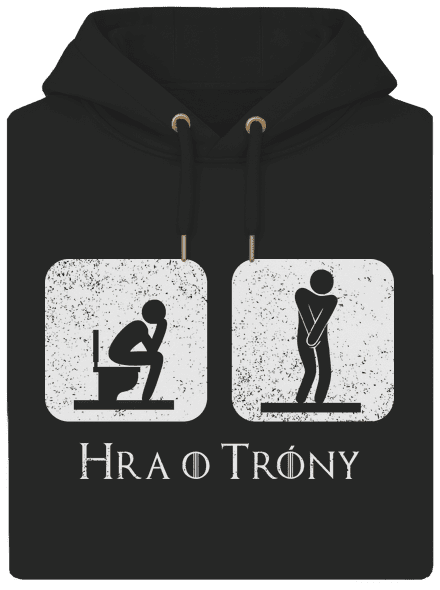 Hra o trůny unisex mikina premium Dark Black