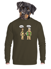 unisex mikina bez kapucne