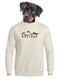 unisex mikina bez kapucne