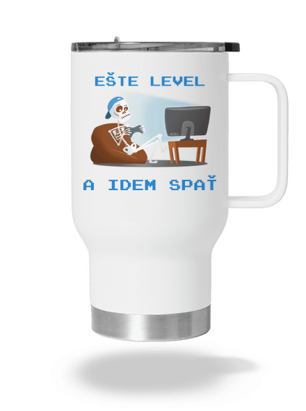 Ešte level termohrnček White