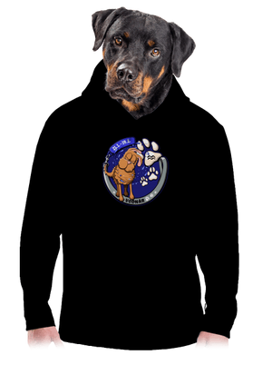 Psí horoskop: Vodnár pánska mikina klokanka Black