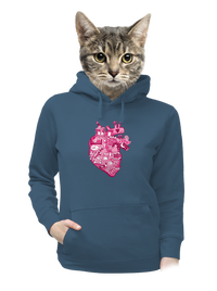 dámska mikina klokanka