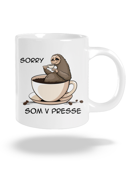 V presse veľký hrnček White