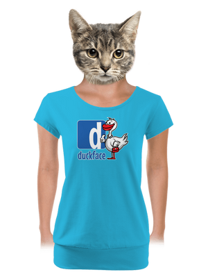 dámske tričko s lemom