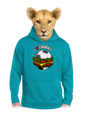 Foodball detská mikina klokanka Hawaiian Blue