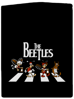 Beatles pánska mikina na zips Black