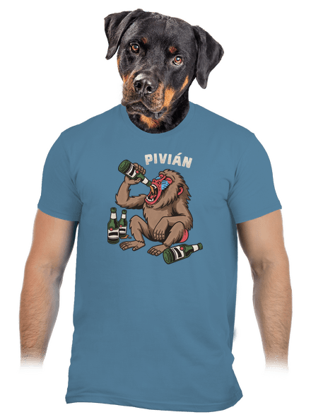 Pivián pánske tričko Stone Blue