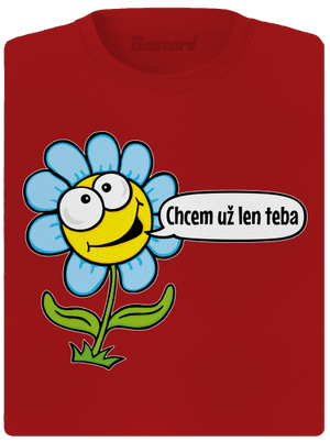 Chcem už len teba dámske športové tričko Red Mal