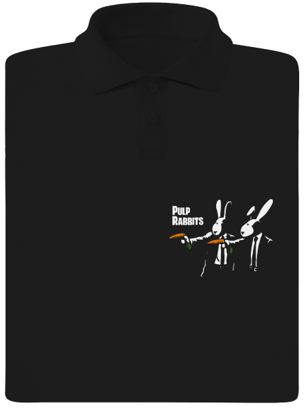 Historky z klobúka pánska polokošeľa Black