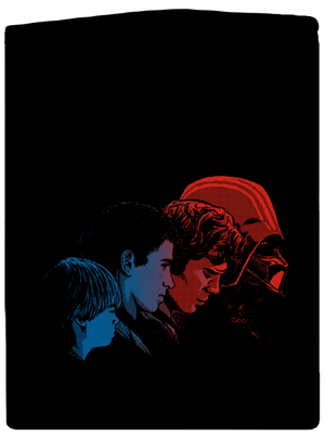 Vaders evolution pánska mikina na zips Black