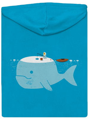 Rybárčenie dámska mikina na zips Blue Atol