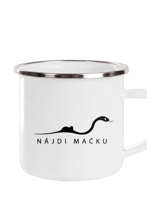 Nájdi mačku plecháčik White