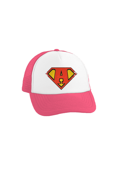 Som superhrdina šiltovka truckerka Fluorescent Pink cap