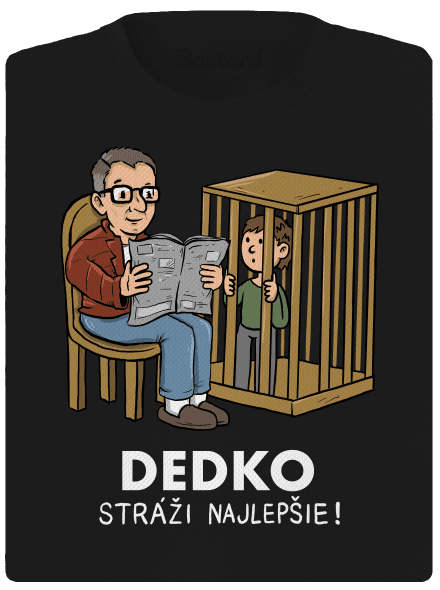 Dedko stráži najlepšie dámske športové tričko Black