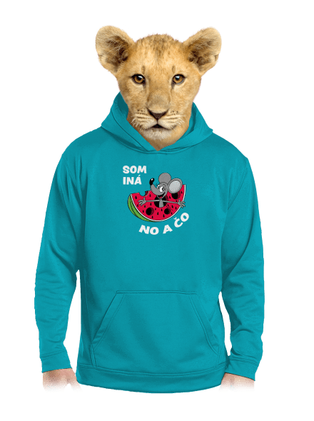 Som iná detská mikina klokanka Hawaiian Blue
