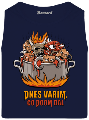 Čo Doom dal pánske tielko French Navy