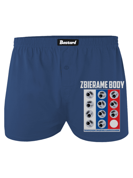 Zbierame body - hokej pánske trenky Blue