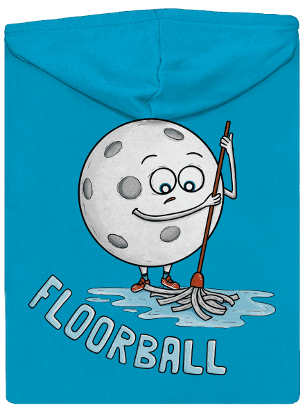 Floorball dámska mikina na zips Blue Atol