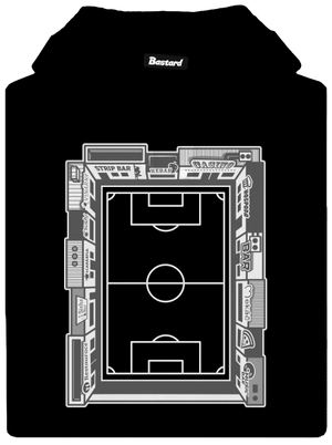 Taktika rozlúčky so slobodou a fix pánska mikina klokanka Black