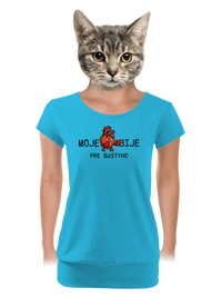 dámske tričko s lemom