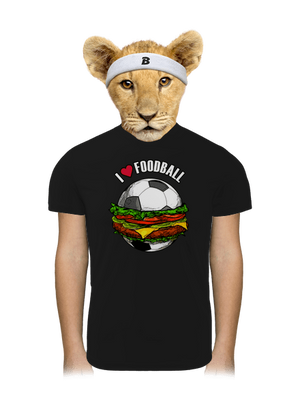 Foodball detské športové tričko Black