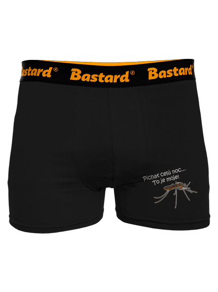 Komár s výdržou boxerky Black